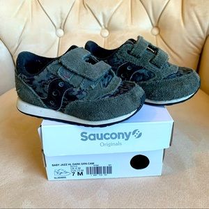 Saucony Camo Green Boys Sneakers Infant Toddler 7